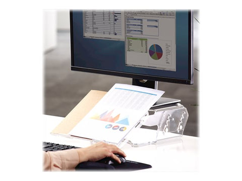 FELLOWES Support moniteur ajustable avec porte-documents Clarity™