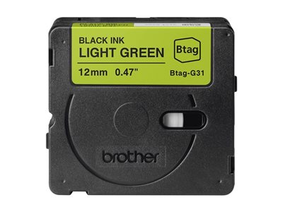 BROTHER 12MM BTAGG31 Tape Black