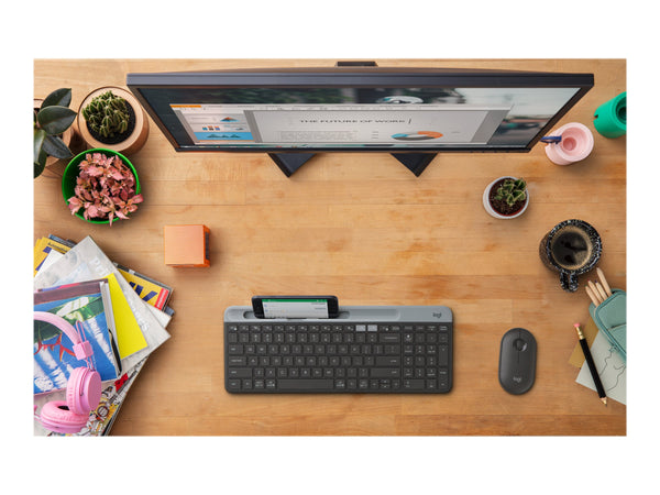 LOGITECH Pebble M350 Wireless Mouse graphite EMEA