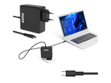 PORT DESIGNS Type C Universal Power Adapter 65W For Macbooks Notebooks Tablets Smartphones Up To 65W Type C Connector