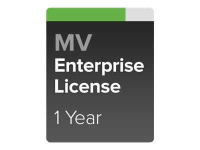 CISCO Meraki MV Ent Lic Support 1 Years