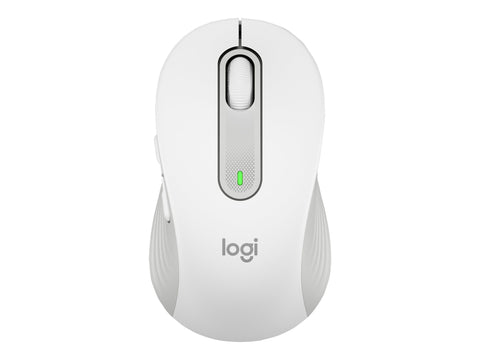 LOGITECH Signature M650 for Business Mouse wireless Bluetooth 2.4 GHz Bolt USB receiver off-white