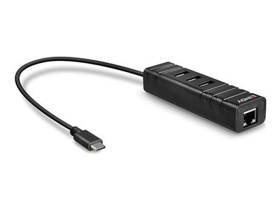 LINDY USB 3.1 Hub and GB Ethernet Adapt.