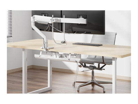 NEOMOUNTS Cable Management Tray max 5kg. screw mounted universal white