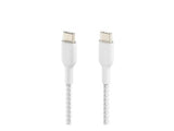 BELKIN Câble tressé USB-C USB-C 1m blanc
