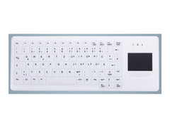 CHERRY Hygiene Compact Touchpad Keyboard Fully Sealed Watertight USB White (FR)