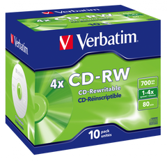 VERBATIM CD-RW 700MB 4X AZO(431