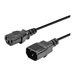 LINDY 0.5m IEC C14 to IEC C13 Mains Cbl