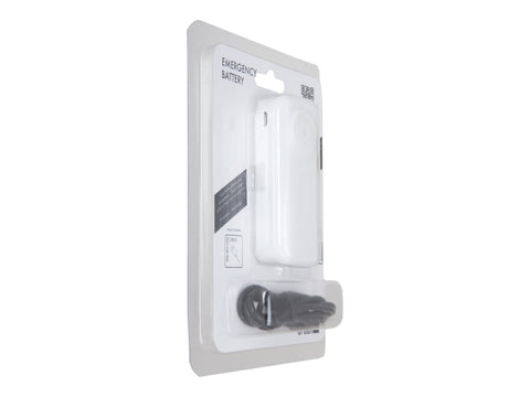 URBAN FACTORY Batterie externe Emergency Battery - 4400 mAh  - Blanc  -  Blister 1 câble