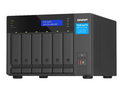 QNAP TVS-H674-I5-32G 6-bay QuTS hero NAS Intel Core i5-12400 6-core/12-thread up to 4.6GHz 32Go SO-DIMM