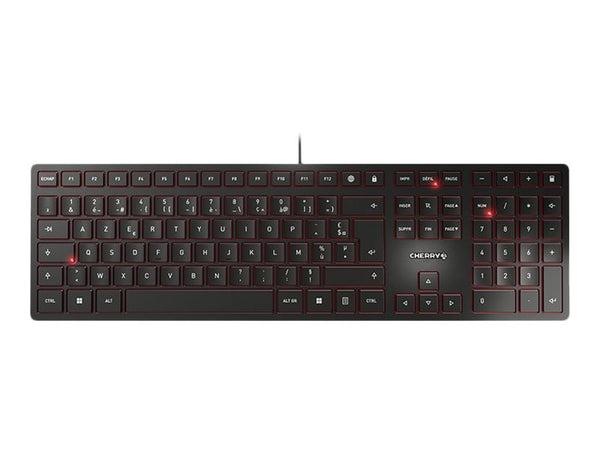 CHERRY KC 6000 Slim Corded Keyboard - USB - BLACK (FR)