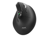 PORT DESIGNS Mouse Ergonomic Rechargeable Bluetooth + RF 2.4GHZ - ERGO AUDITOR