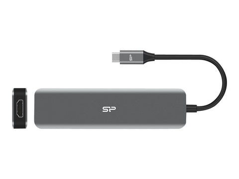 SILICON POWER Boost SU20 Docking station 7in1 USB USB-C HDMI SD card