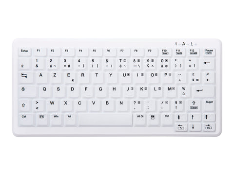 CHERRY AK-C4110F-U1-W/FR Wired keyboard compact without numpad washable USB white (FR)