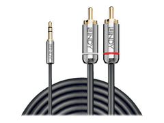 LINDY Cromo Line Audio Cable Stereo 3.5mm-RCA M-M 3m anthrazit