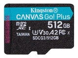 KINGSTON 512GB microSDXC Canvas Go Plus