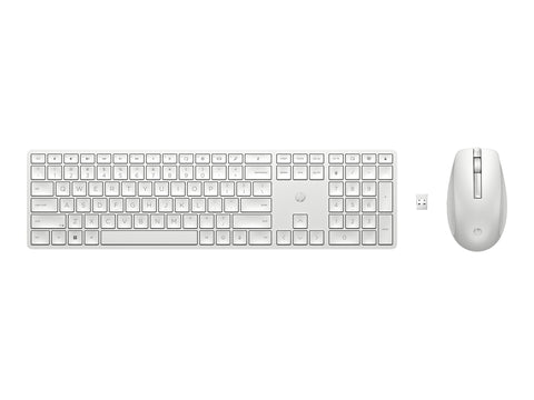 HP 650 Wireless Keyboard and Mouse Combo White