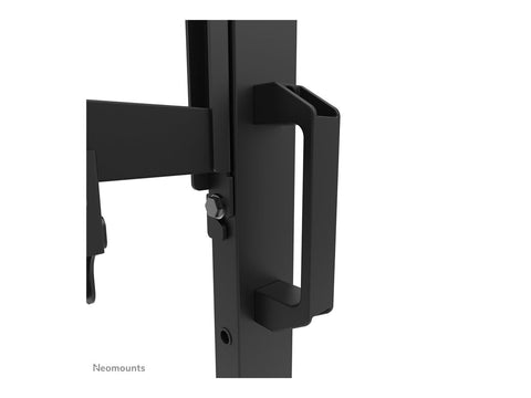 NEOMOUNTS FL50-575BL1 Support au sol mobile pour écran 65-110p - étagère multimédia incluse - installation rapide - TÜV