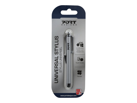 PORT DESIGNS UNIVERSAL STYLUS FOR TABLETS SILVER