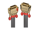 LINDY 20m DVI-D Dual Link Cable Gold Line Digital Dual Link Connector 24+1