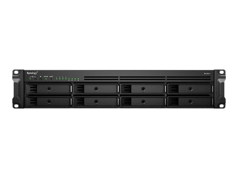 SYNOLOGY RS1221RP+ 8-Bay NAS-Rackmount AMD Ryzen V1500B quad-core 2.2GHz 4Go DDR4 up to 32Go RJ-45 4x1GbE 2xUSB 3.2 1xeSATA