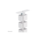 NEOMOUNTS Cable Spine Organizer for sit/stand desk frames screw mounted white