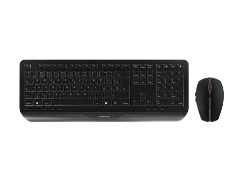 CHERRY GENTIX Wireless Keyboard and Mouse Desktop Black (CS)