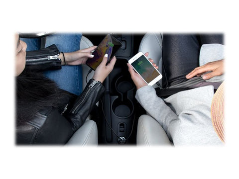 BELKIN BOOST CHARGE 24w USB-A Dual Car Charger w/ 1M PVC A-C Black