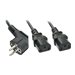 LINDY 2m Schuko to 2x IEC C13 Y-Cable