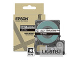 EPSON Matte Tape Clear/Black 24mm 8m