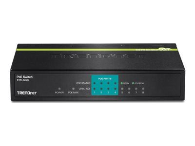 TRENDNET - 8-Port 10/100Mbps PoE (P)