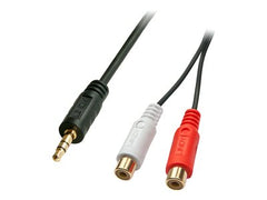 LINDY Audiocable 3.5 m. / 2xRCA f. 0.25m