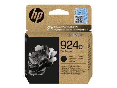 HP 924e EvoMore Black Org Ink Cartridge