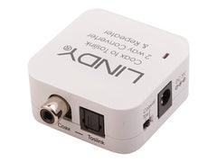 LINDY Convert. audio coaxial optique