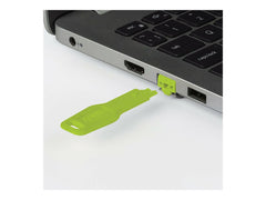 LINDY RJ45 Port Blocker key Green