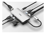 D-LINK USB-C 8-en-1 HDMI SD /microSD card reader and charging