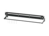 EATON TRIPPLITE Cat6 24-Port Patch Panel PoE+ Compliant 110/Krone 568A/B RJ45 Ethernet 1U Rack-Mount TAA