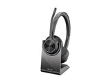 HP Poly Voyager 4320-M Voyager 4300 series headset on-ear Bluetooth wireless wired USB-A black Zoom Certified MS Teams