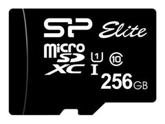 SILICON POWER memory card Micro SDXC 256Go Class 10 Elite UHS-1 +Adapter
