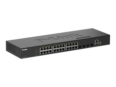 D-LINK 24 Ports GE + 4 Ports 10G SFP+ Smart Managed Switch