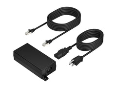 HP Poly PoE++ 65W 2.5G Adapter with 3.66m CAT6A Cable and Power Cord EMEA INTL English Loc Euro plug
