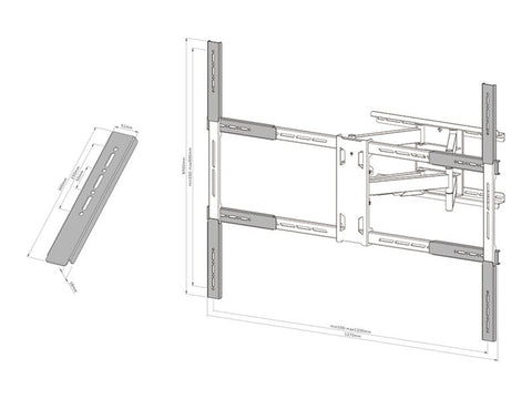 NEOMOUNTS AWLS-950BL1 Kit dextension VESA 55-110p - max 125 kg