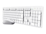 TRUST Pack clavier & souris sans fil ODY II silencieux - blanc (FR)
