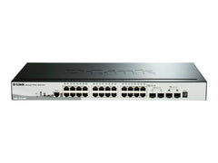 D-LINK 28-Port Smart Managed PoE Gigabit Stack Switch 2x 10G dlink green 3.0 24x 10/100/1000Mbit/s TP RJ-45 PoE Port 802.3at