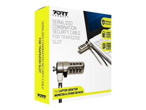 PORT DESIGNS Combination Serialisee par Cable de Securite Noble Pack 25