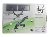TNB ERGO Line Double Articulated Monitor Arm Ideal For Positioning 2 Screens Side By Side