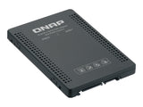 QNAP 2.5p SATA to dual M.2 2280 SATA drive adapter hardware RAID 0/1 JBOD Individual disk modes