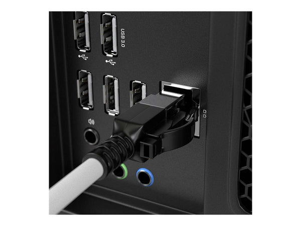 LINDY 1m Cat.6A S/FTP Security Network Cable Grey