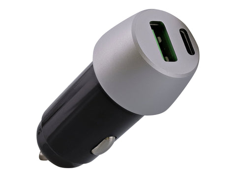 TNB Chargeur allume-cigares haute puissance 2USB 38W max - Garantie à vie - noir