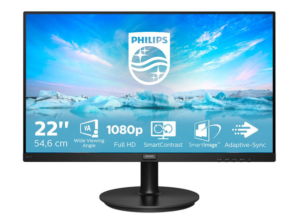 PHILIPS 221V8A/00  Écran LED - 22"